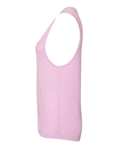 BELLA + CANVAS Women's Flowy Scoop Muscle Tank 8803 - Lilac