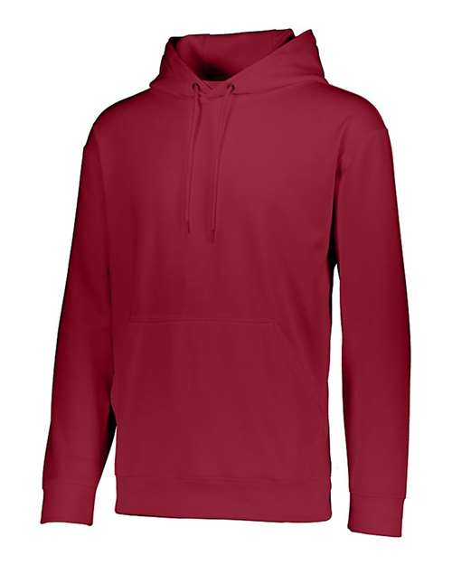 Augusta Sportswear Men's Wicking Fleece Hooded Sweatshirt 5505 - Cardinal