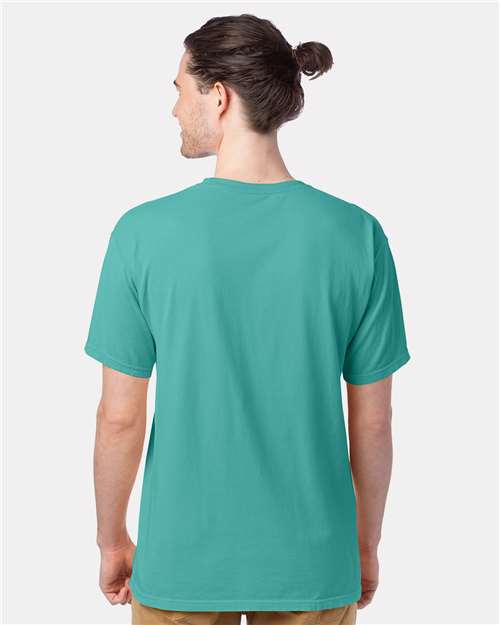 ComfortWash by Hanes Men's Garment-Dyed T-Shirt GDH100 - Spanish Moss