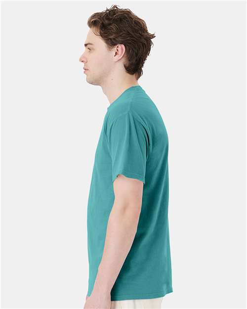 ComfortWash by Hanes Unisex Garment-Dyed Pocket T-Shirt GDH150 - Spanish Moss