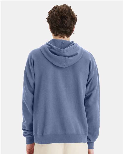 ComfortWash by Hanes Unisex Garment-Dyed Hooded Sweatshirt GDH450 - Saltwater