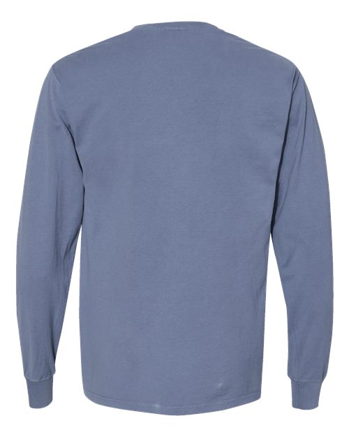 ComfortWash by Hanes Unisex Garment-Dyed Long Sleeve T-Shirt GDH200 - Saltwater