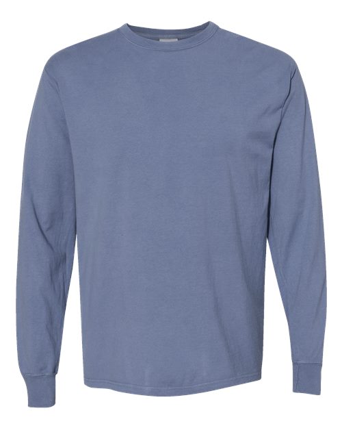 ComfortWash by Hanes Unisex Garment-Dyed Long Sleeve T-Shirt GDH200 - Saltwater