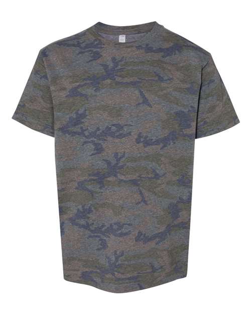 LAT Youth Fine Jersey Tee 6101 - Vintage Camo