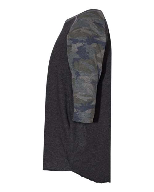 LAT Youth Baseball Fine Jersey Three-Quarter Sleeve Tee 6130