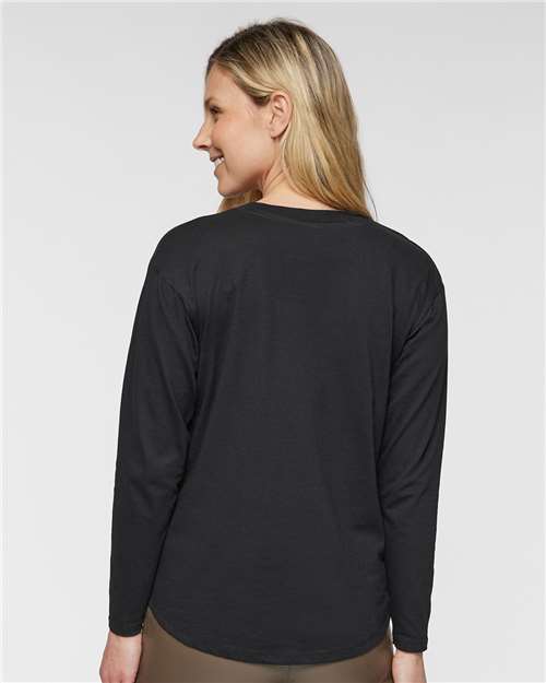 LAT Women's Fine Jersey Long Sleeve Tee 3508