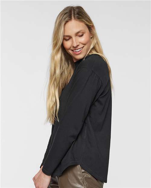 LAT Women's Fine Jersey Long Sleeve Tee 3508