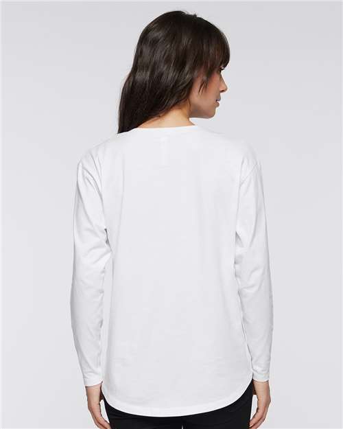 LAT Women's Fine Jersey Long Sleeve Tee 3508