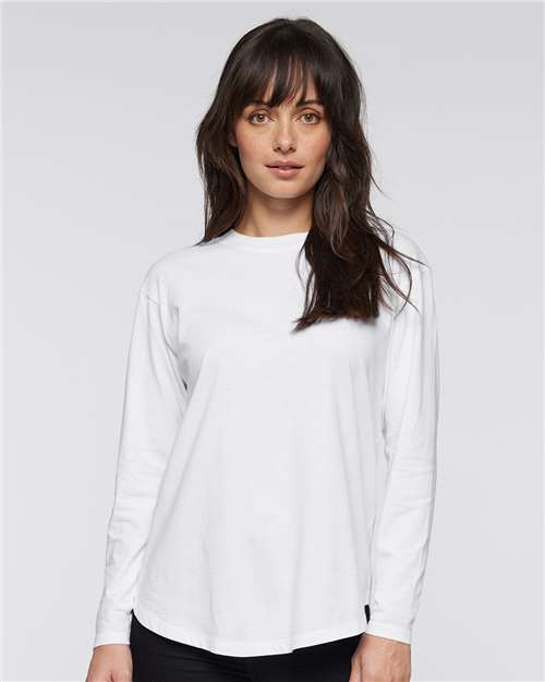 LAT Women's Fine Jersey Long Sleeve Tee 3508