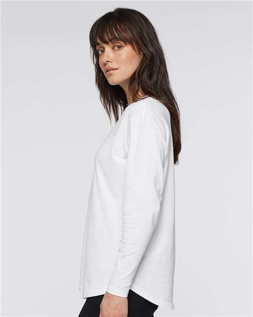 LAT Women's Fine Jersey Long Sleeve Tee 3508