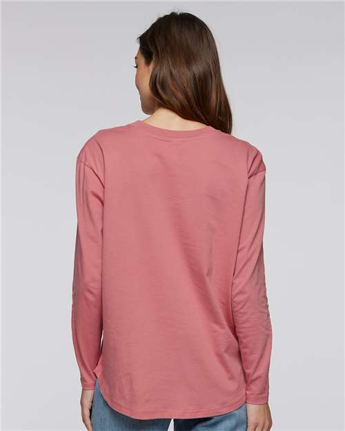 LAT Women's Fine Jersey Long Sleeve Tee 3508