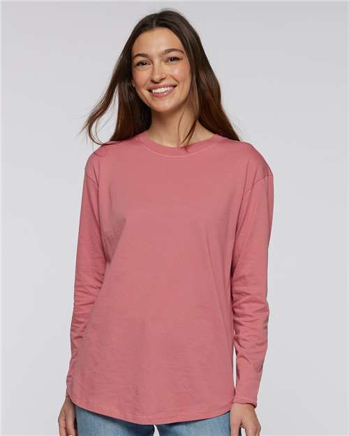 LAT Women's Fine Jersey Long Sleeve Tee 3508