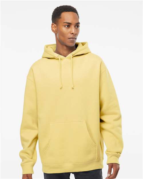 Independent Trading Co. Unisex Heavyweight Hooded Sweatshirt IND4000 - Light Yellow