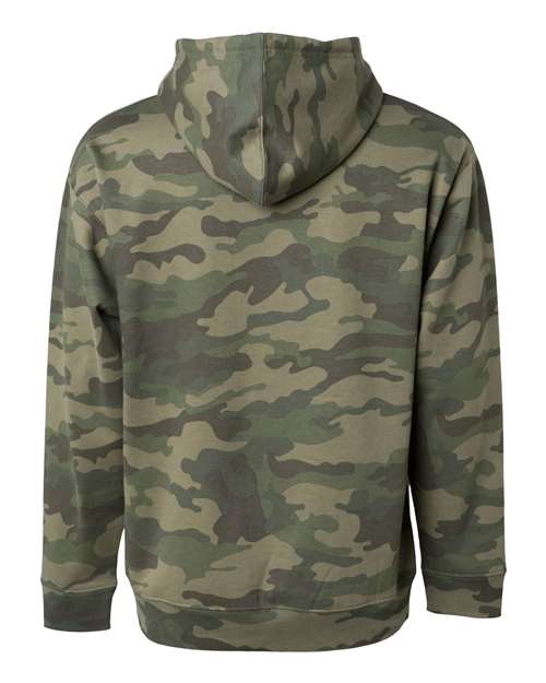 Independent Trading Co. Unisex Midweight Hooded Sweatshirt SS4500 - Forest Camo