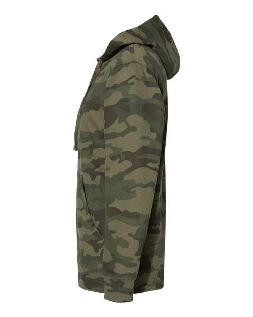 Independent Trading Co. Unisex Midweight Hooded Sweatshirt SS4500 - Forest Camo