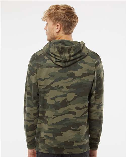 Independent Trading Co. Unisex Midweight Hooded Sweatshirt SS4500 - Forest Camo