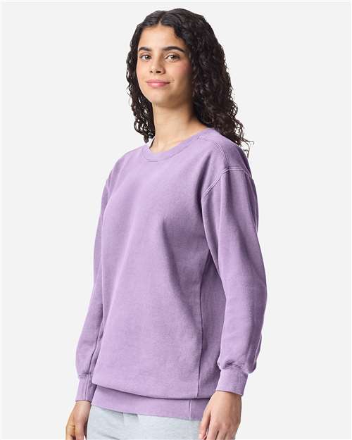 Comfort Colors Unisex Garment-Dyed Crewneck Sweatshirt 1566 - Orchid