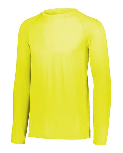Augusta Sportswear Unisex Attain Color Secure® Performance Long Sleeve T-Shirt 2795 - Safety Yellow