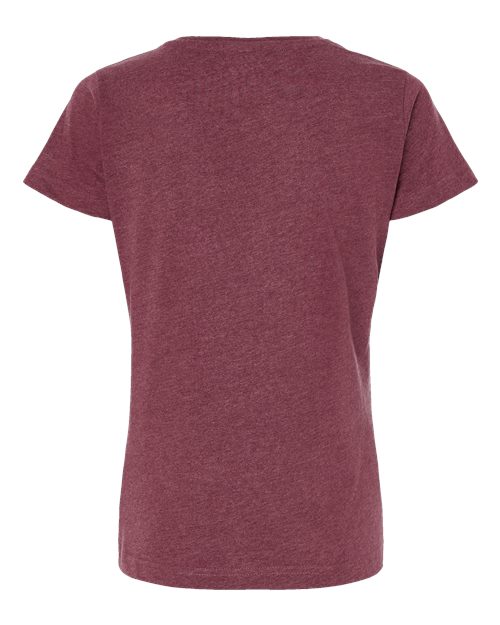 LAT Women's Fine Jersey Tee 3516 - Vintage Burgundy