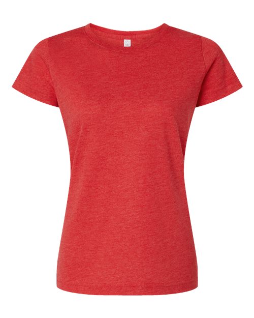 LAT Women's Fine Jersey Tee 3516 - Vintage Red