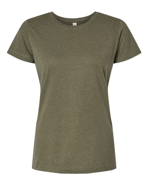 LAT Women's Fine Jersey Tee 3516 - Vintage Military Green