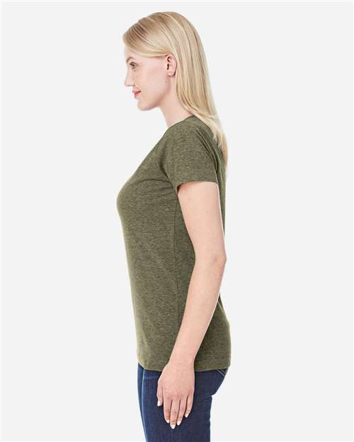 LAT Women's Fine Jersey Tee 3516 - Vintage Military Green