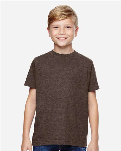 LAT Youth Fine Jersey Tee 6101 - Vintage Chocolate