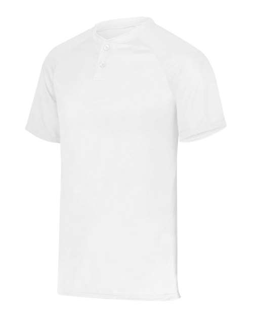 Augusta Sportswear Men's Attain Two-Button Jersey 1565 - White