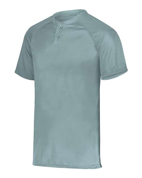 Augusta Sportswear Men's Attain Two-Button Jersey 1565 - Blue Grey