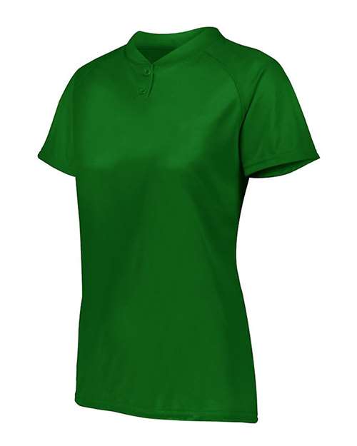 Augusta Sportswear Women's Attain Two-Button Jersey 1567 - Dark Green