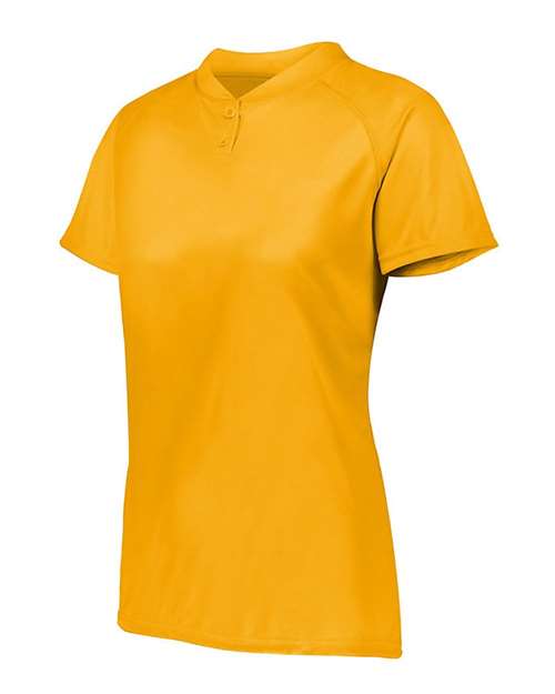 Augusta Sportswear Women's Attain Two-Button Jersey 1567 - Gold