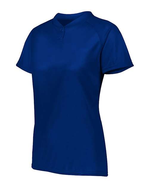 Augusta Sportswear Women's Attain Two-Button Jersey 1567 - Navy