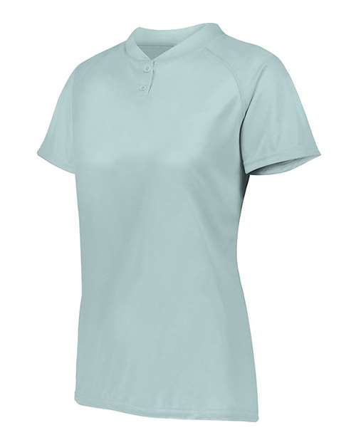 Augusta Sportswear Women's Attain Two-Button Jersey 1567 - Silver