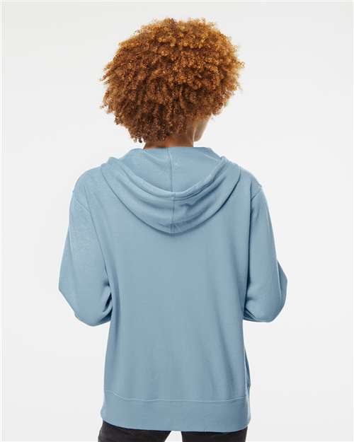 Independent Trading Co. Unisex Lightweight Full-Zip Hooded Sweatshirt AFX90UNZ