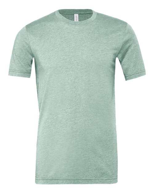BELLA + CANVAS CVC Jersey Tee 3001CVC - Heather Prism Dusty Blue