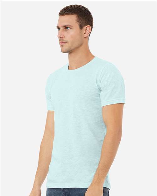 BELLA + CANVAS CVC Jersey Tee 3001CVC - Heather Prism Ice Blue