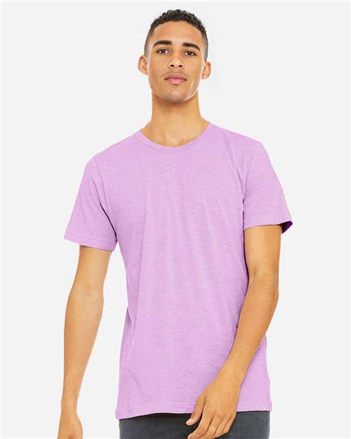 BELLA + CANVAS CVC Jersey Tee 3001CVC - Heather Prism Lilac