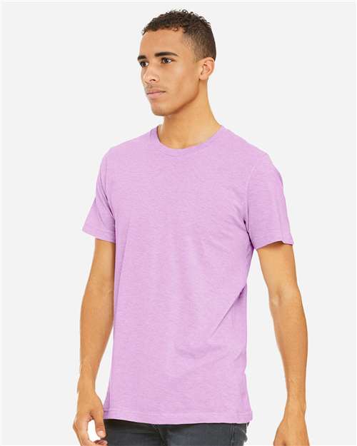 BELLA + CANVAS CVC Jersey Tee 3001CVC - Heather Prism Lilac