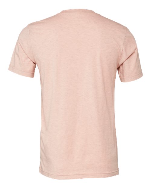 BELLA + CANVAS CVC Jersey Tee 3001CVC - Heather Prism Peach