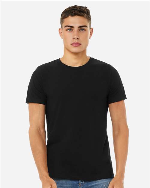 BELLA + CANVAS CVC Jersey Tee 3001CVC - Solid Black Blend