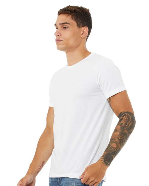 BELLA + CANVAS CVC Jersey Tee 3001CVC - Solid White Blend