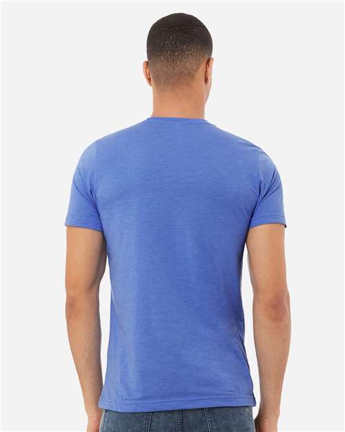 BELLA + CANVAS CVC Jersey Tee 3001CVC - Heather Columbia Blue
