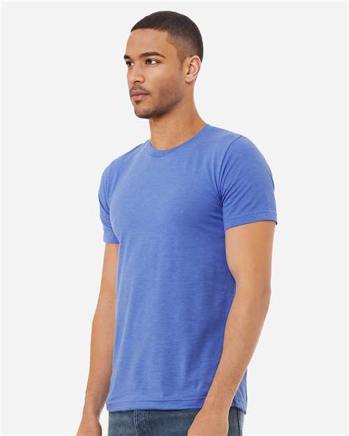 BELLA + CANVAS CVC Jersey Tee 3001CVC - Heather Columbia Blue