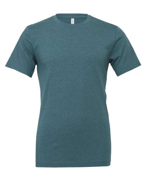 BELLA + CANVAS CVC Jersey Tee 3001CVC - Heather Deep Teal