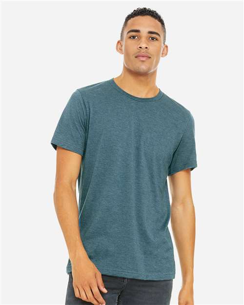 BELLA + CANVAS CVC Jersey Tee 3001CVC - Heather Deep Teal