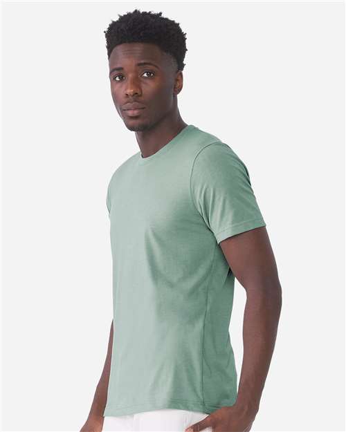 BELLA + CANVAS CVC Jersey Tee 3001CVC - Heather Dusty Blue