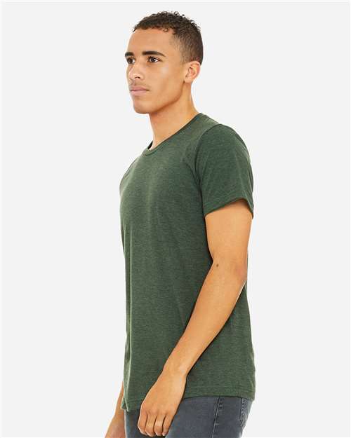 BELLA + CANVAS CVC Jersey Tee 3001CVC - Heather Forest
