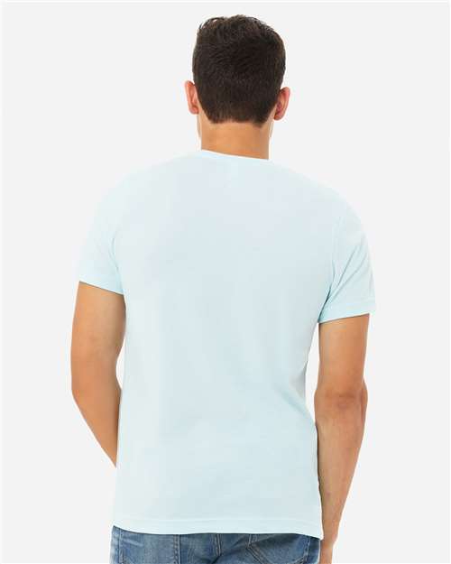 BELLA + CANVAS CVC Jersey Tee 3001CVC - Heather Ice Blue