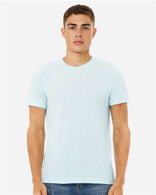 BELLA + CANVAS CVC Jersey Tee 3001CVC - Heather Ice Blue
