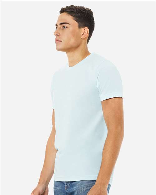 BELLA + CANVAS CVC Jersey Tee 3001CVC - Heather Ice Blue